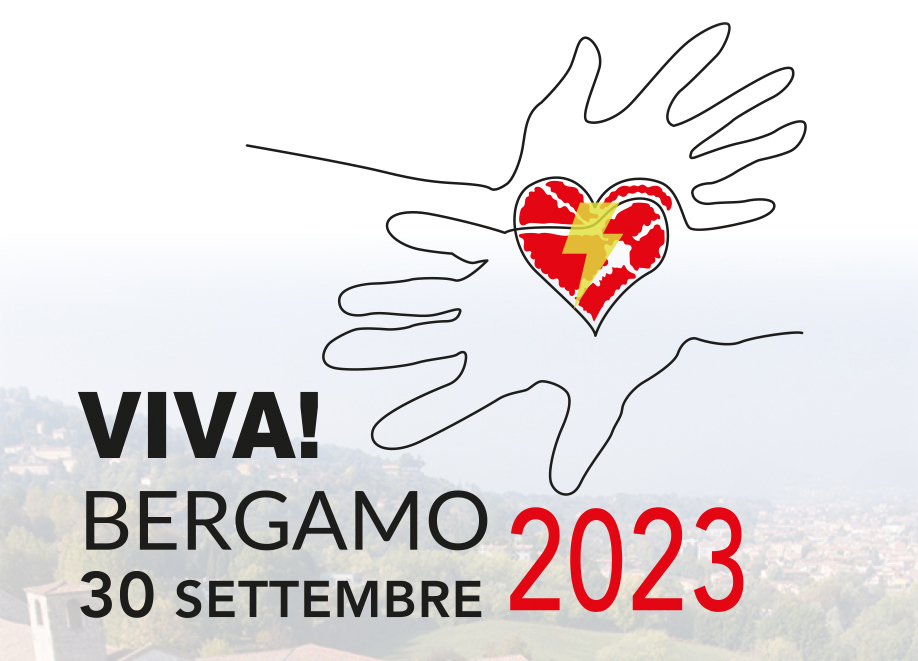 Locandina dell'evento VIVA! Bergamo, due mani unite da un cuore