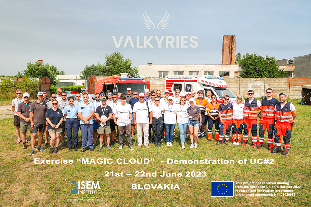 Foto di gruppo esercitazione Valkyries