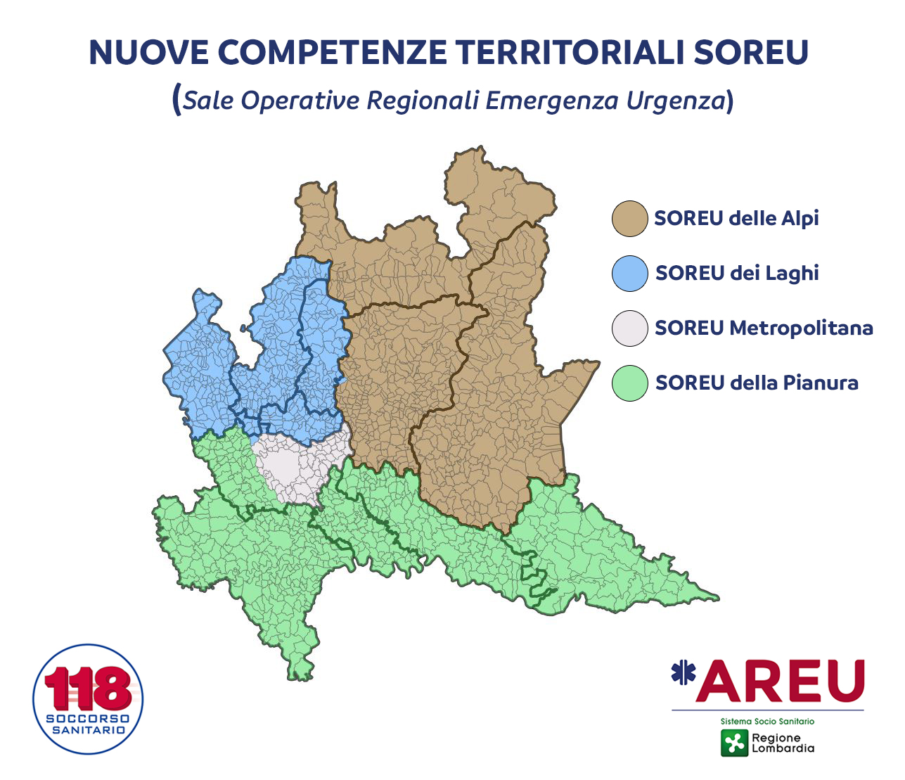 Nuove competenze territoriali SOREU