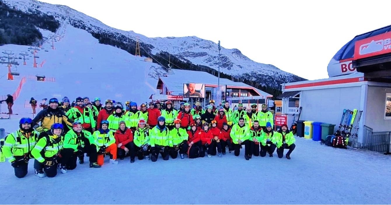 immagine Prove generali per le Olimpiadi 2026, AREU in pista a Bormio con 70 professionisti