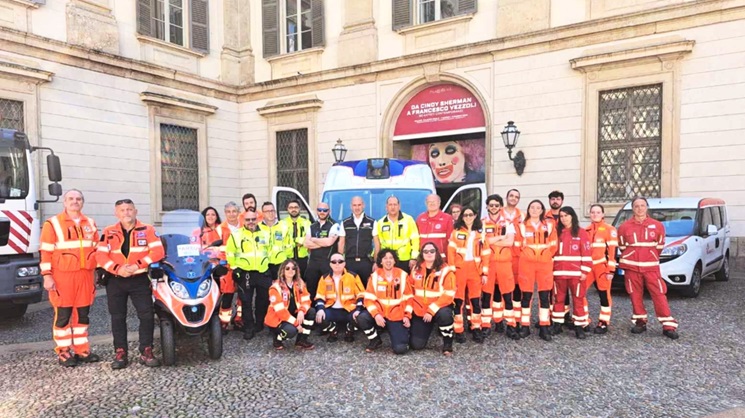 immagine AREU in prima linea per la sicurezza sanitaria del 25 aprile a Milano