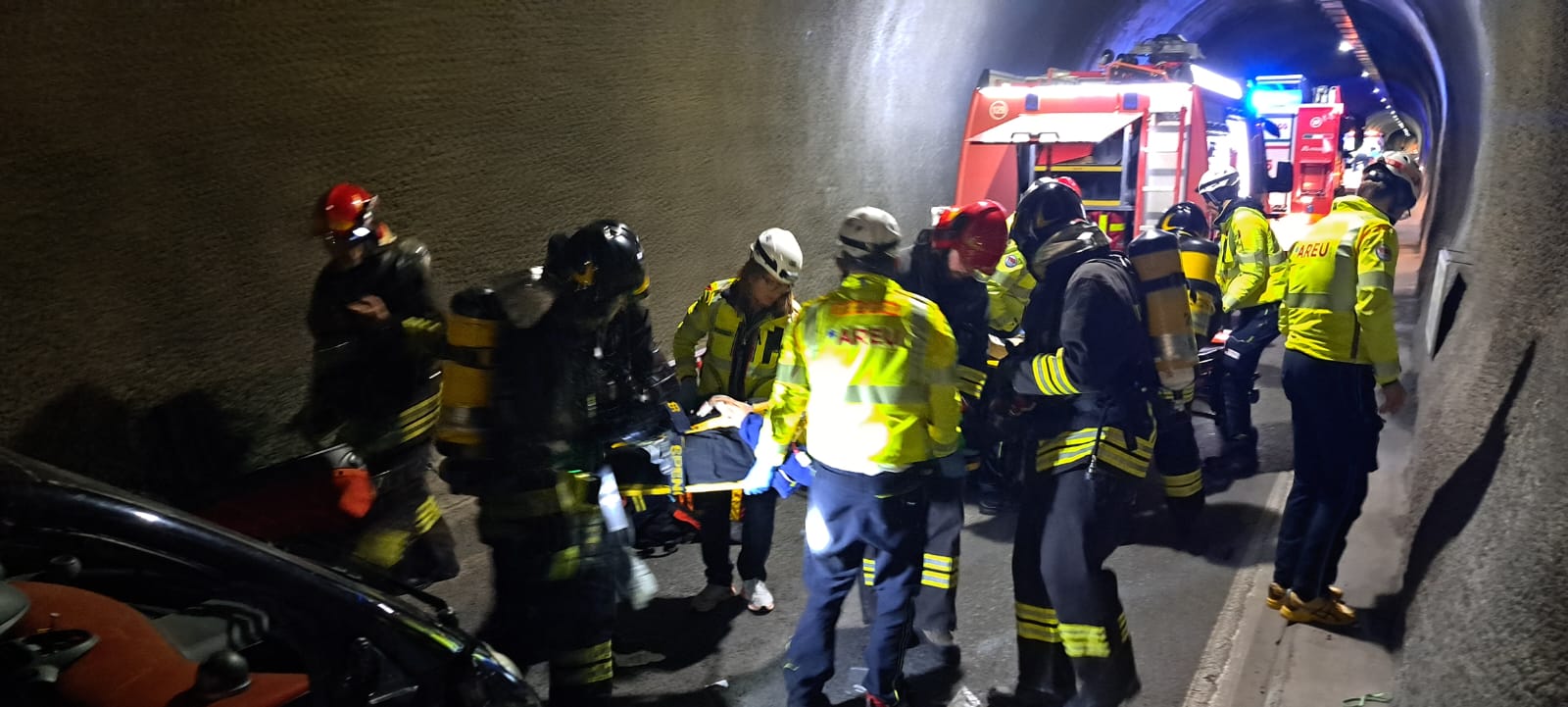 immagine AREU e i soccorritori svizzeri insieme per salvare vite in galleria: test cruciale in vista delle Olimpiadi 2026