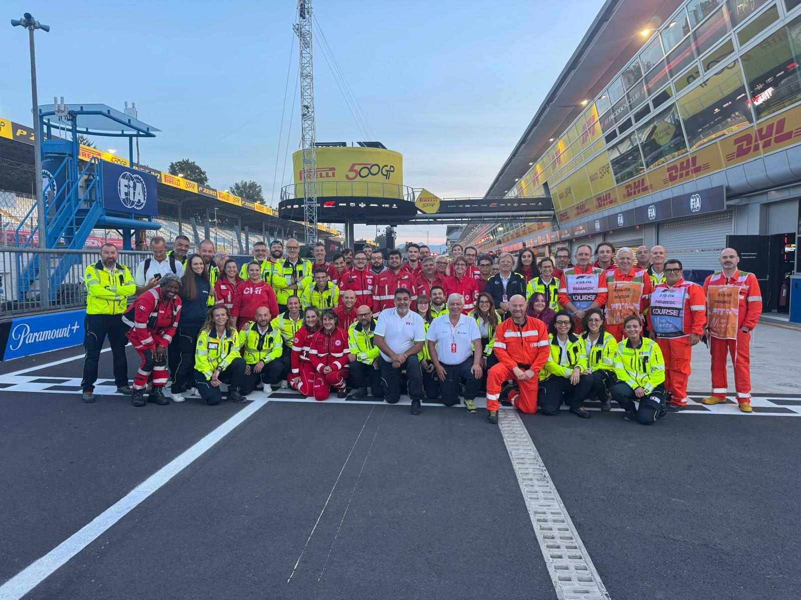 immagine GP di Monza 2025: AREU in prima linea per la sicurezza in pista e sugli spalti