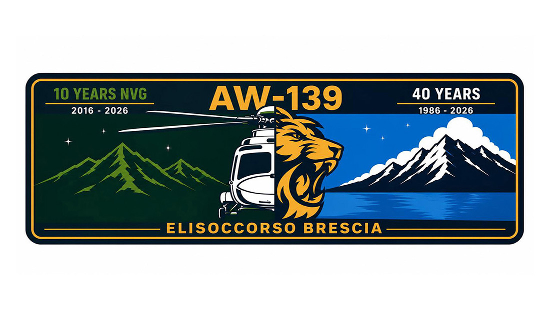 immagine Elisoccorso di Brescia: 40 anni di storia e 10 di nuovi orizzonti sfidando il buio